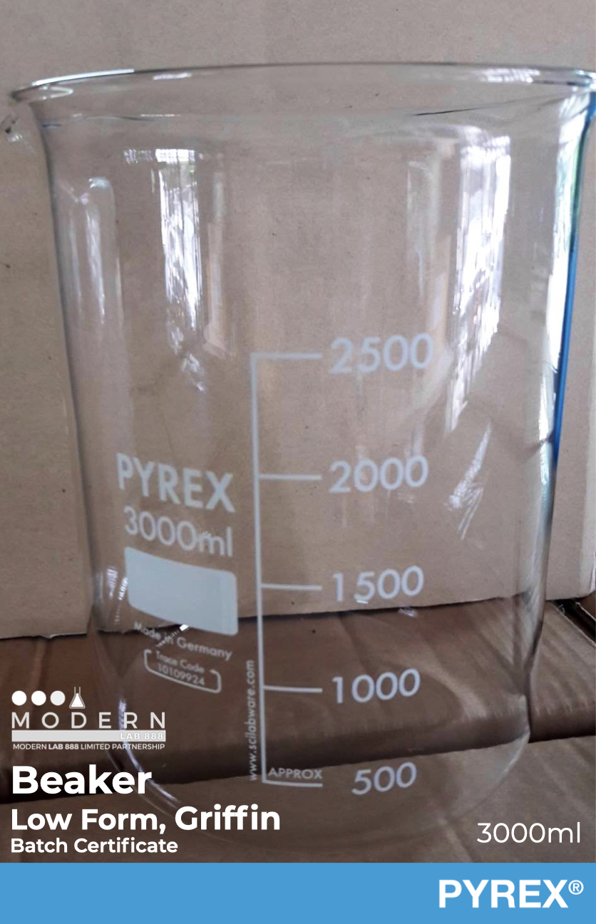 บีกเกอร์ทรงเตี้ย / Beaker, Low Form, Griffin, PYREX