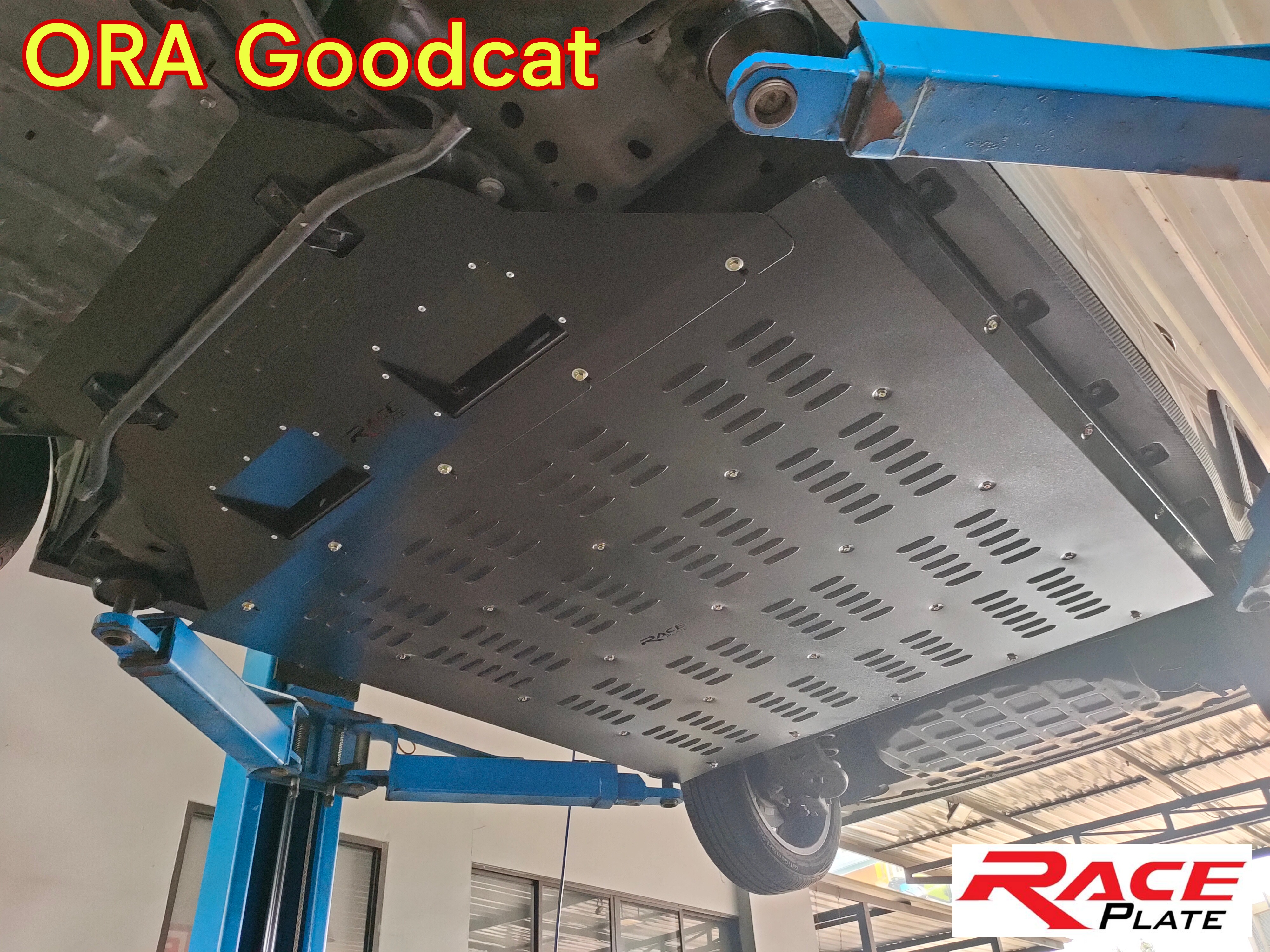 Raceplate Undertray แผ่นปิดใต้ท้องรถยนต์กันกระแทกนิรภัยสำหรับ ORA Goodcat แข็งแรง ปลอดภัย สำหรับคนรักแมวขับขี่ด้วยความอุ่นใจกันเลยนะครับ 🙏😊♥️