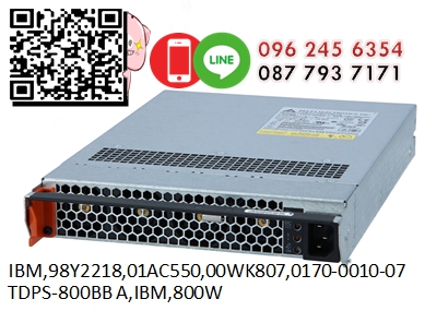 IBM,01AC404,IBM,800W,AC Power Supply,V5000 Gen2,2078-124