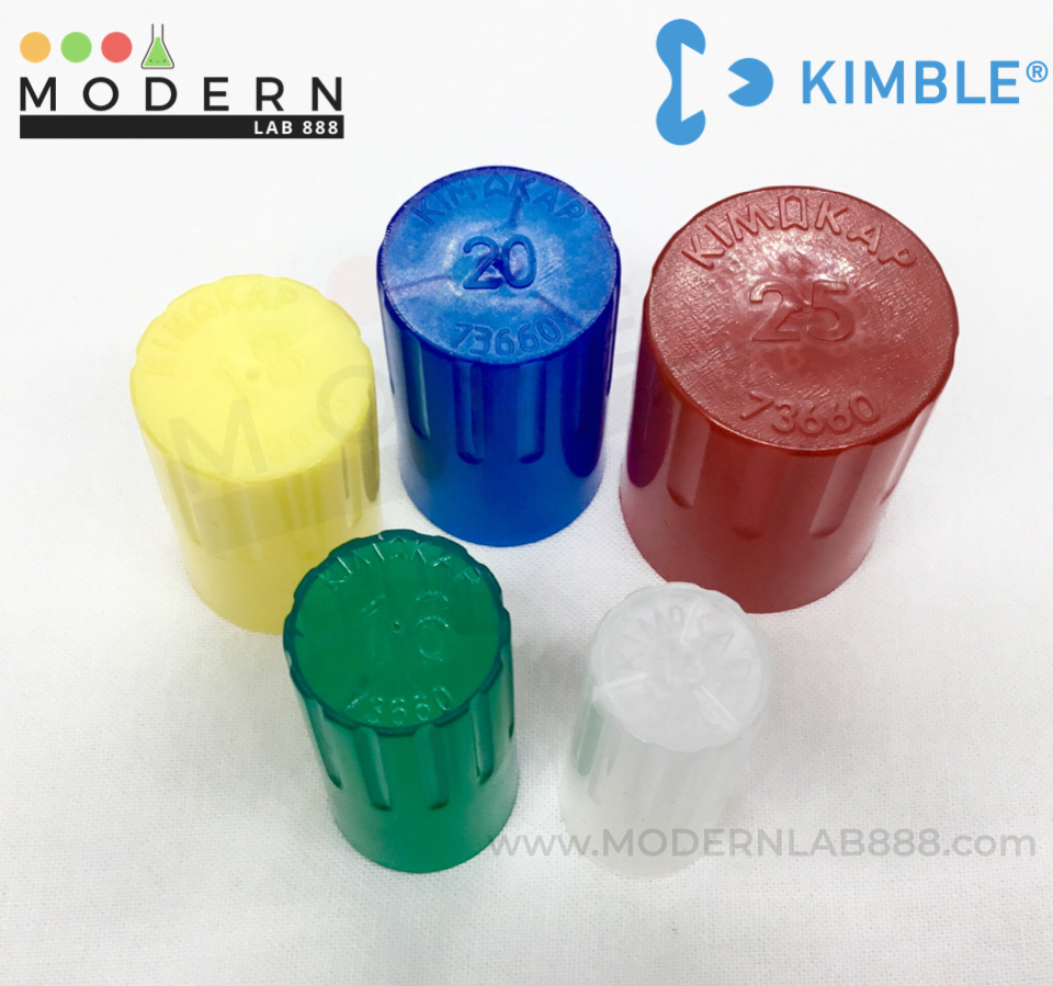 16mm. ฝาปิดหลอดทดลอง / KIM-KAP™ PP Closures for Culture Tubes