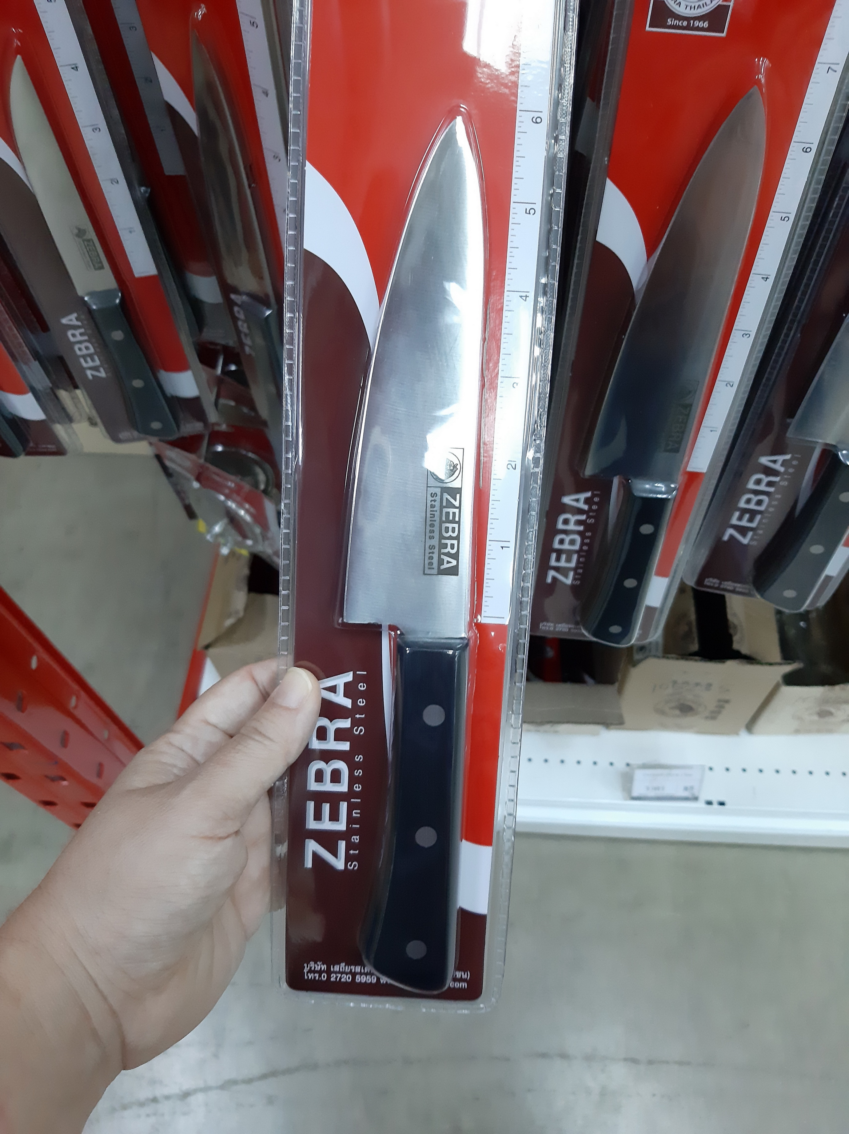 Zebra มีดครัว 6 นิ้ว รุ่น Chef ตราหัวม้าลาย