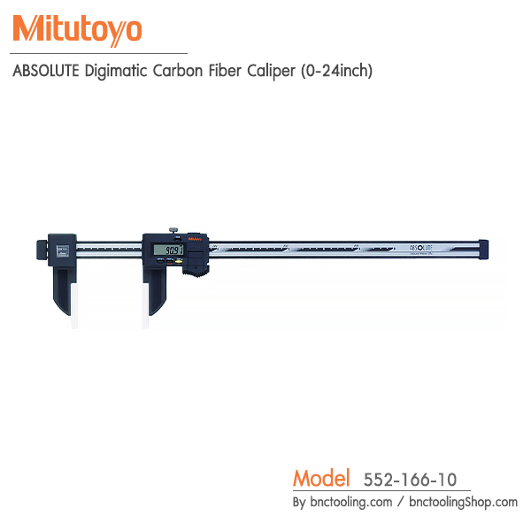 Mitutoyo,ABSOLUTE Digimatic Carbon Fiber Caliper (0-24inch),552-166-10