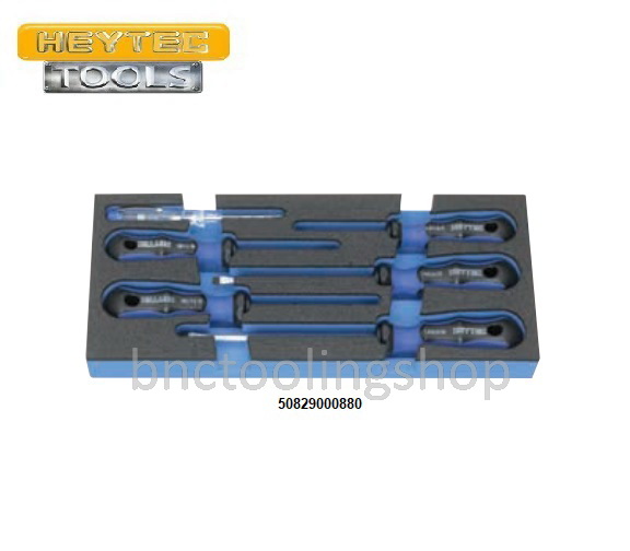 ชุดไขควงพร้อมถาด 6ชิ้น,Screwdriver set 6pcs,HEYTEC,50829000880