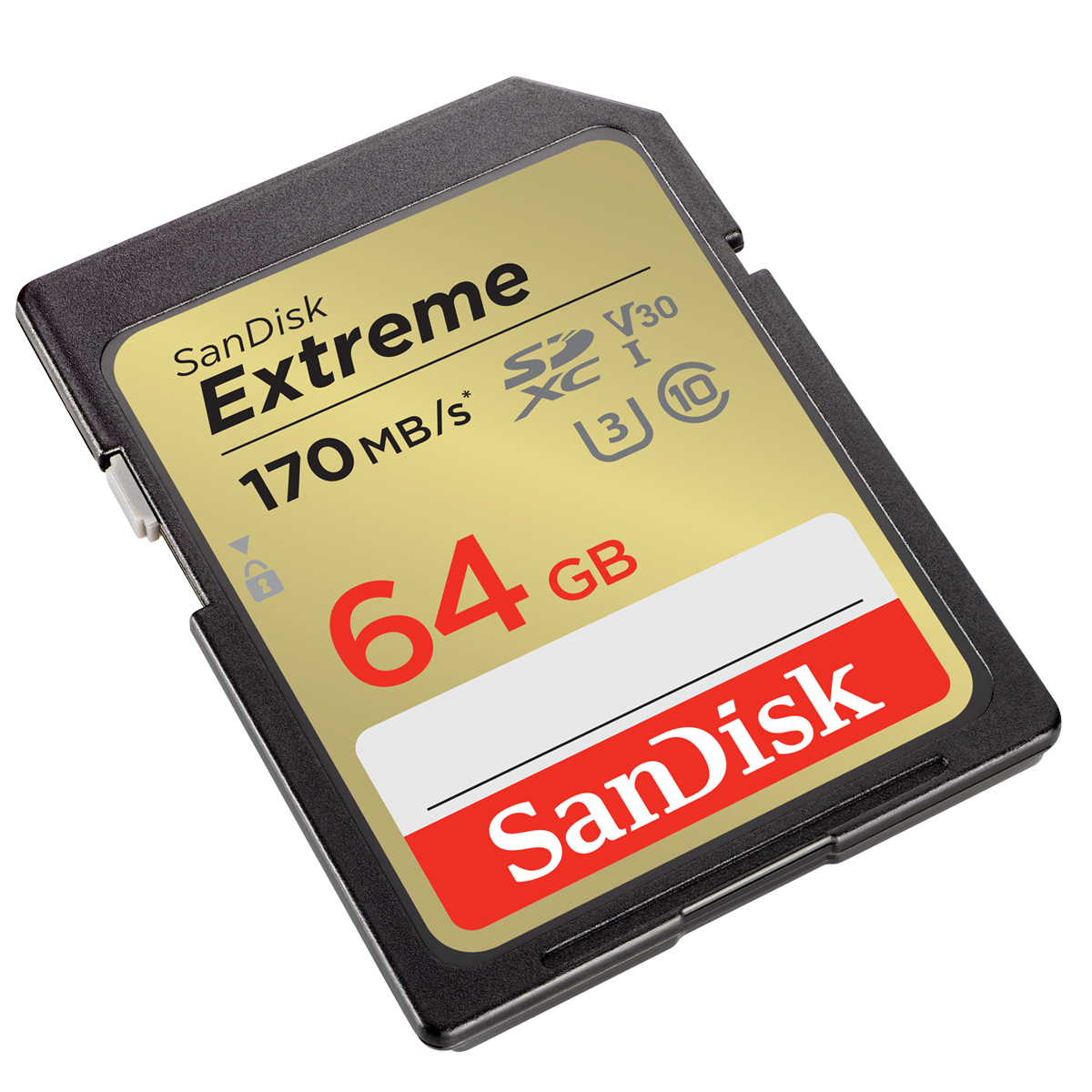 SanDisk Ultra SD Card ClassU3 64GB Speed 170MB/s / 80MB/s R/W (SDSDXV2-064G-GNCIN) SDXC เมมโมรี่การ์ด สำหรับ SDCARD กล้องมิลเลอร์เลส DSLR Mirrorless ประกันตลอดอายุการใช้งาน