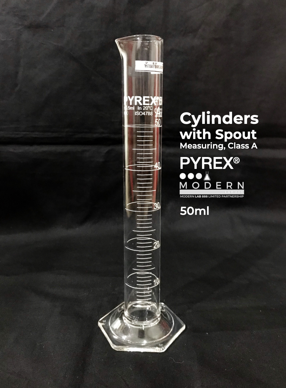 กระบอกตวง / Cylinders with Spout, Measuring, Class A, PYREX