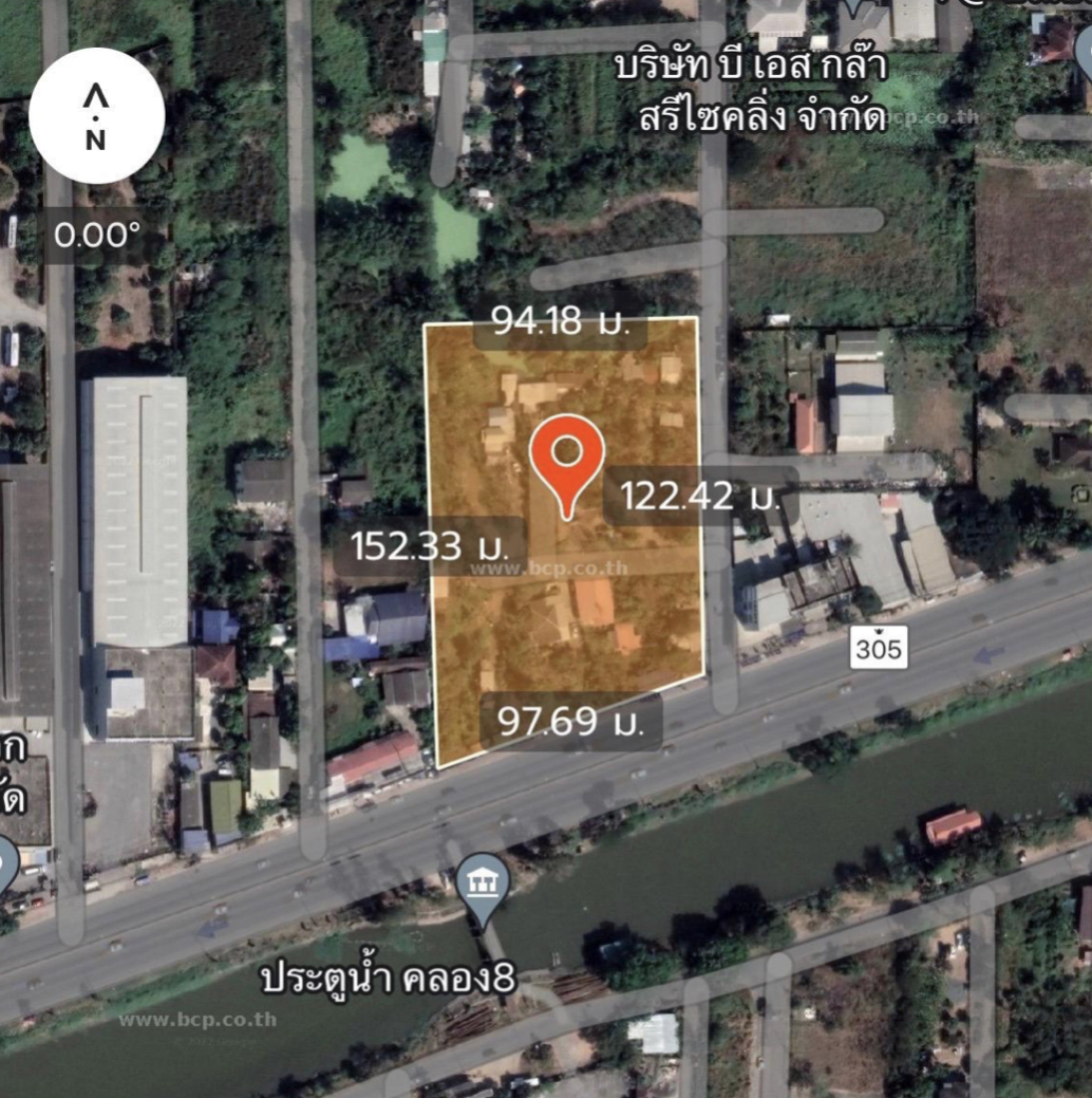 ขายที่ดินเปล่า คลอง 8 ซอย ถนนรังสิต-นครนายก ลำผักกูด ธัญบุรี ปทุมธานี 12110