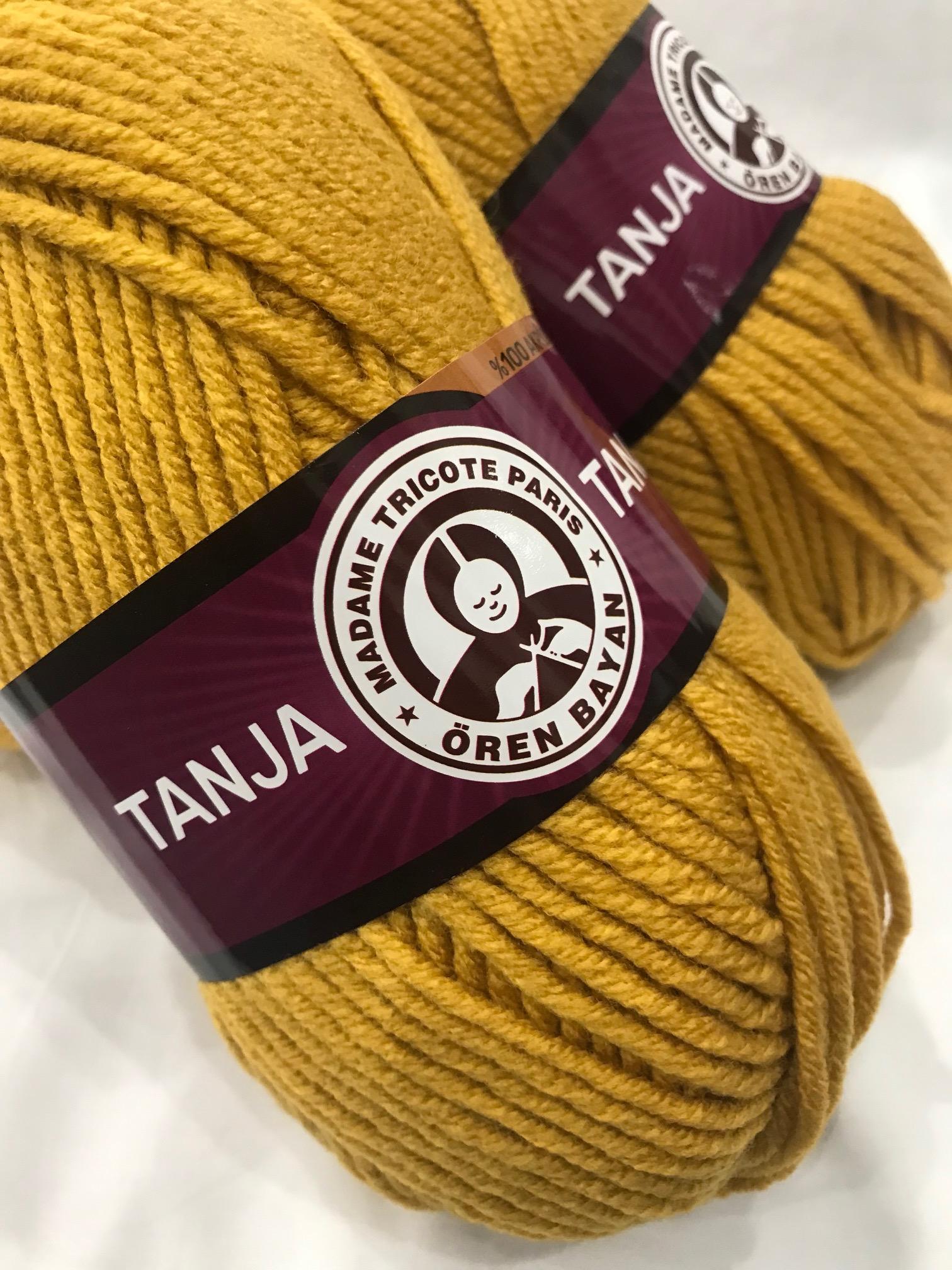 ไหมพรมสีพระ TANJA Batik ขนาด 100g.