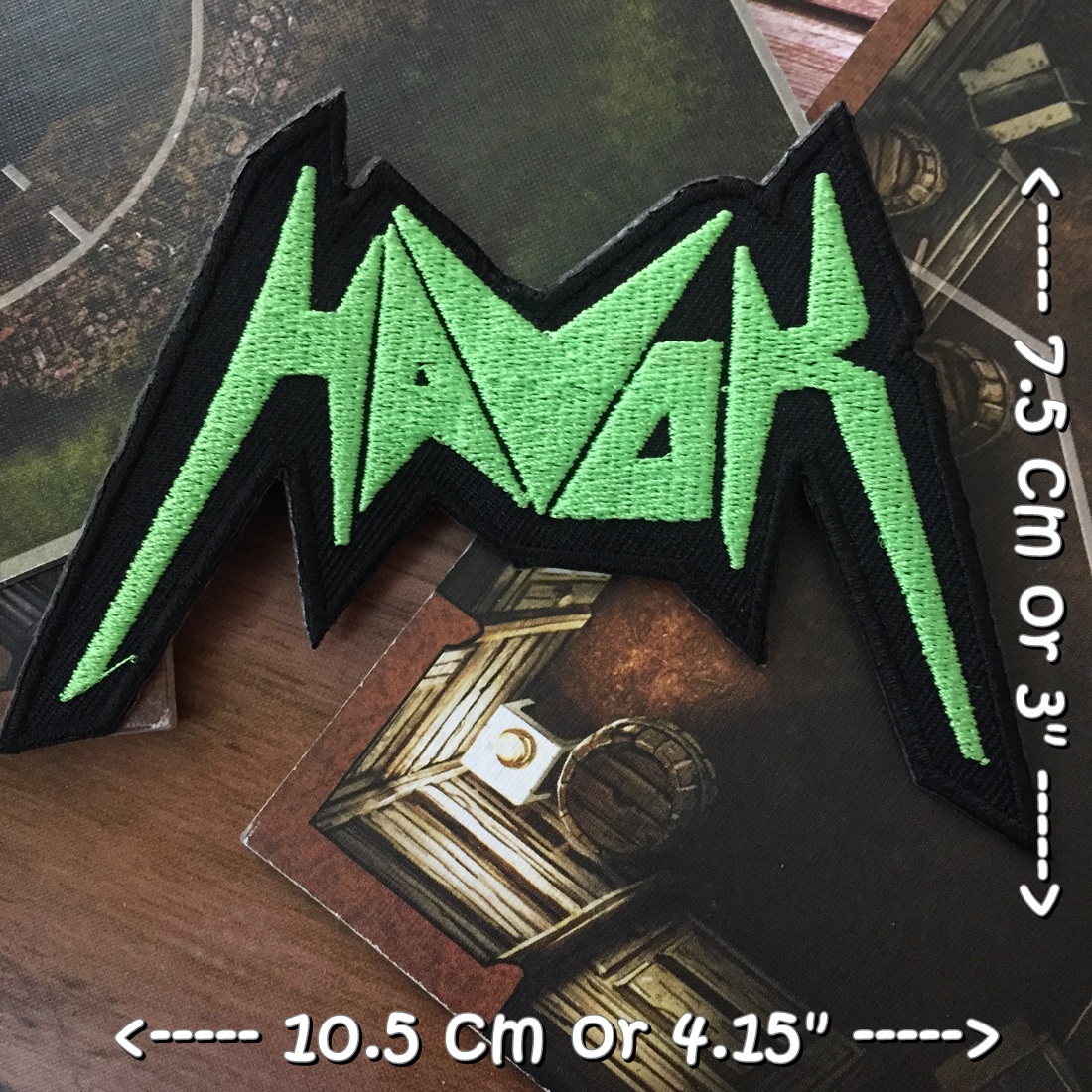 Havok วงดนตรี ร็อค เฮฟวี่เมทัล พังค์ ตัวรีดแบบปัก อาร์มปัก ตัวรีดติดเสื้อ ตัวรีด ติดกระเป๋า ติดหมวก ติดแจ๊คเก็ต Rock Iron on Embroidered Patch