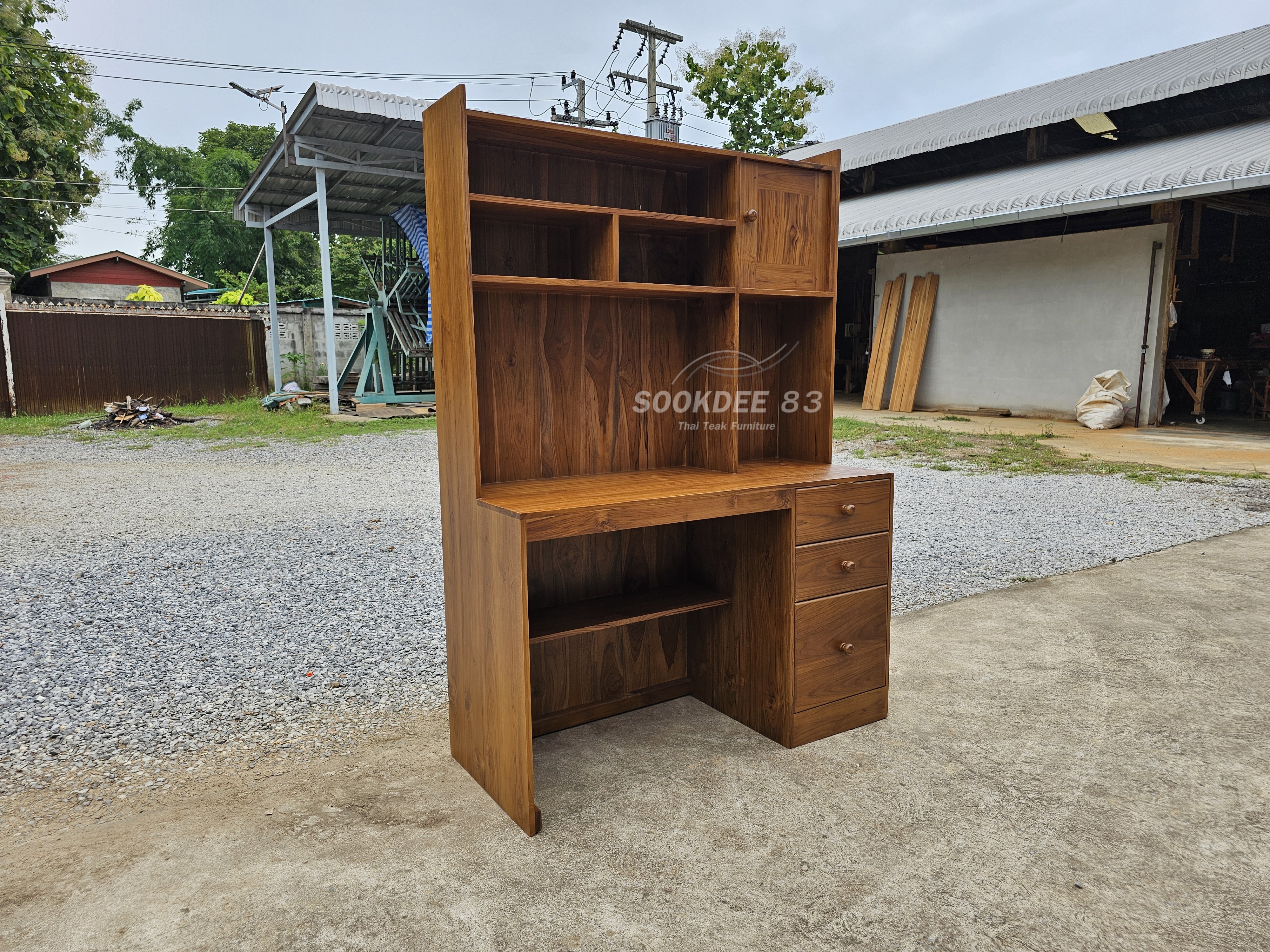 โต๊ะทำงานโนบิตะ ลิ้นชักขวา