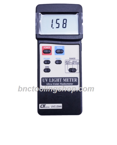 Lutron UVC Light Meter UVC-254A Short Wave 254nm Ultra-violet Irradiance illuminometer Portable Luxmeter Ultra Violet Radiometer