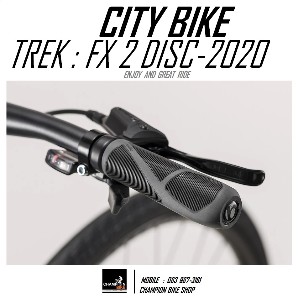 จักรยานซิตี้ไบค์ TREK : FX 2 DISC CITY BIKE - 2020 สีแดง-ดำ