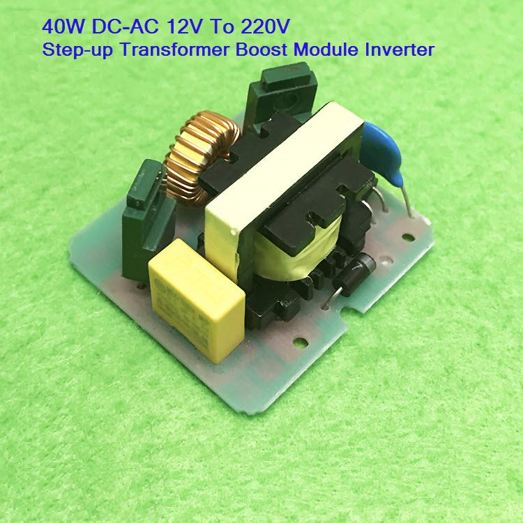 40W DC-AC 12V To 220V Step-up Transformer Boost Module Inverter