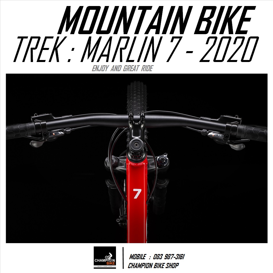 จักรยานเสือภูเขา TREK : MARLIN 7 DISC MOUNTAIN BIKE - 2020 สีแดง-ขาว