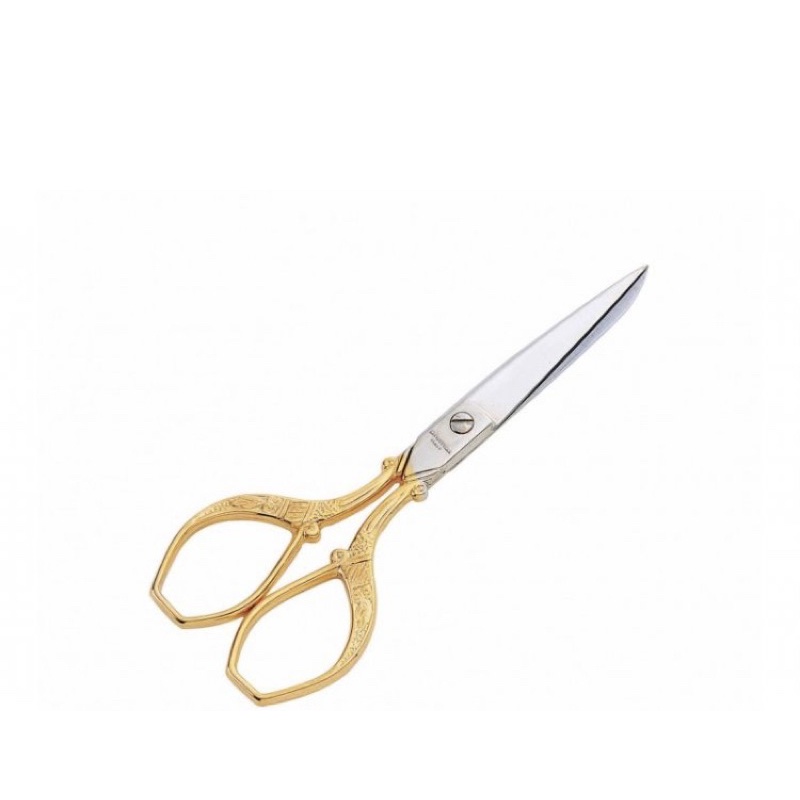Premax Embroidery scissors ขนาด 5 นิ้ว ด้ามจับทอง อิตาลีแท้ (11077)
