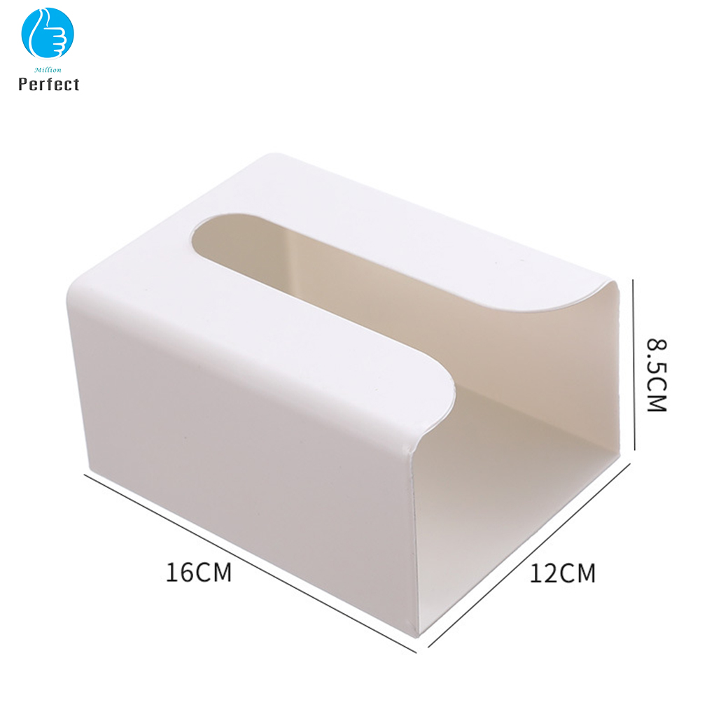 กล่องทิชชู่ติดผนัง กล่องใส่กระดาษทิชชู่ติดผนัง กล่องกระดาษทิชชู่ติดผนัง กล่องใส่ทิชชู่ ไม่ต้องเจาะผนัง รุ่น TB19