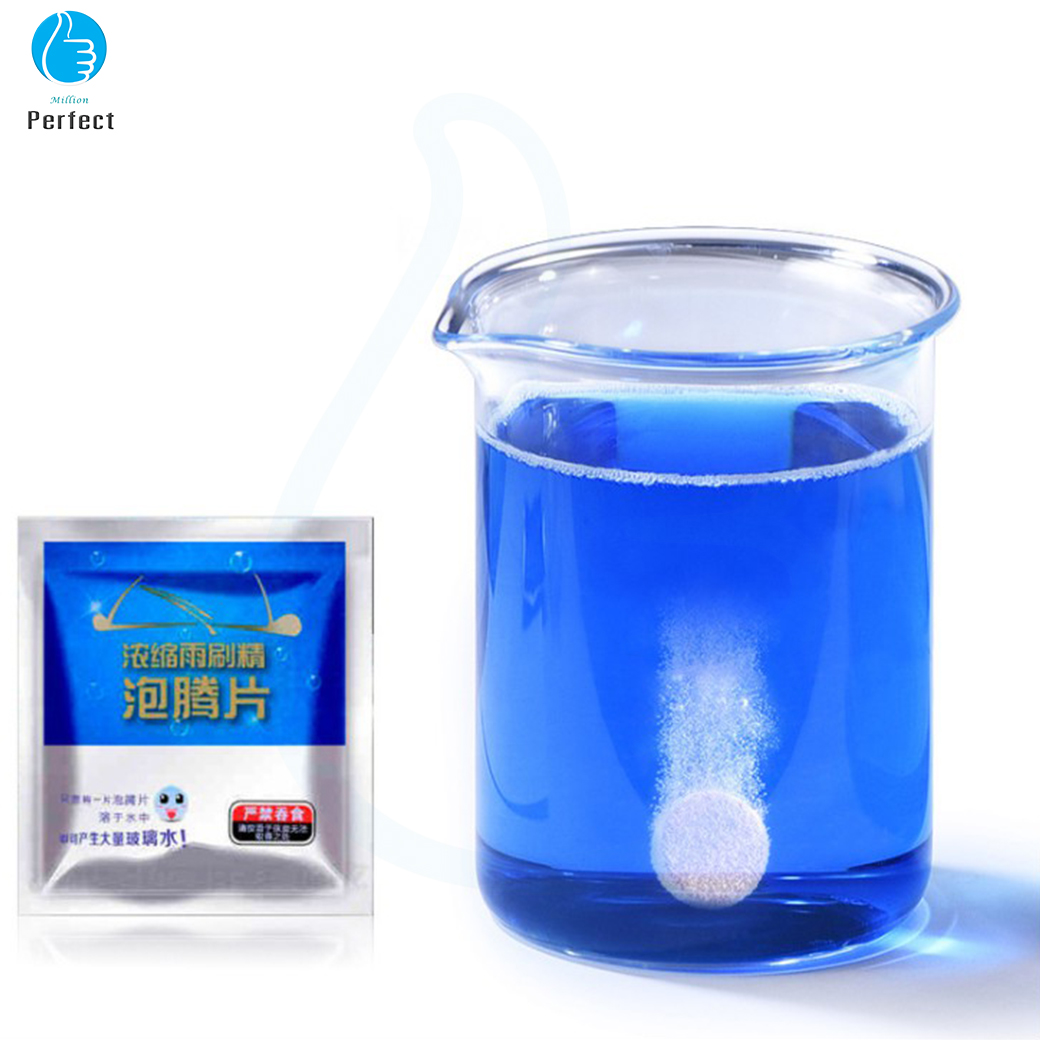 น้ำยาล้างกระจกรถชนิดเม็ด Car Windshield Washer แบบละลายน้ำใส่ในหม้อน้ำฉีดล้างกระจกรถ ล้างกระจกรถ กระจกที่บ้าน ใช้งานได้หลากหลาย รุ่น WW14