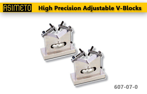 ASIMETO,P144,High Precision Adjustable V-Blocks,607-07-0