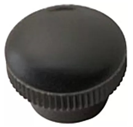 Davies Molding KNOB, ROUND KNURLED, 19.05MM, THREADED
