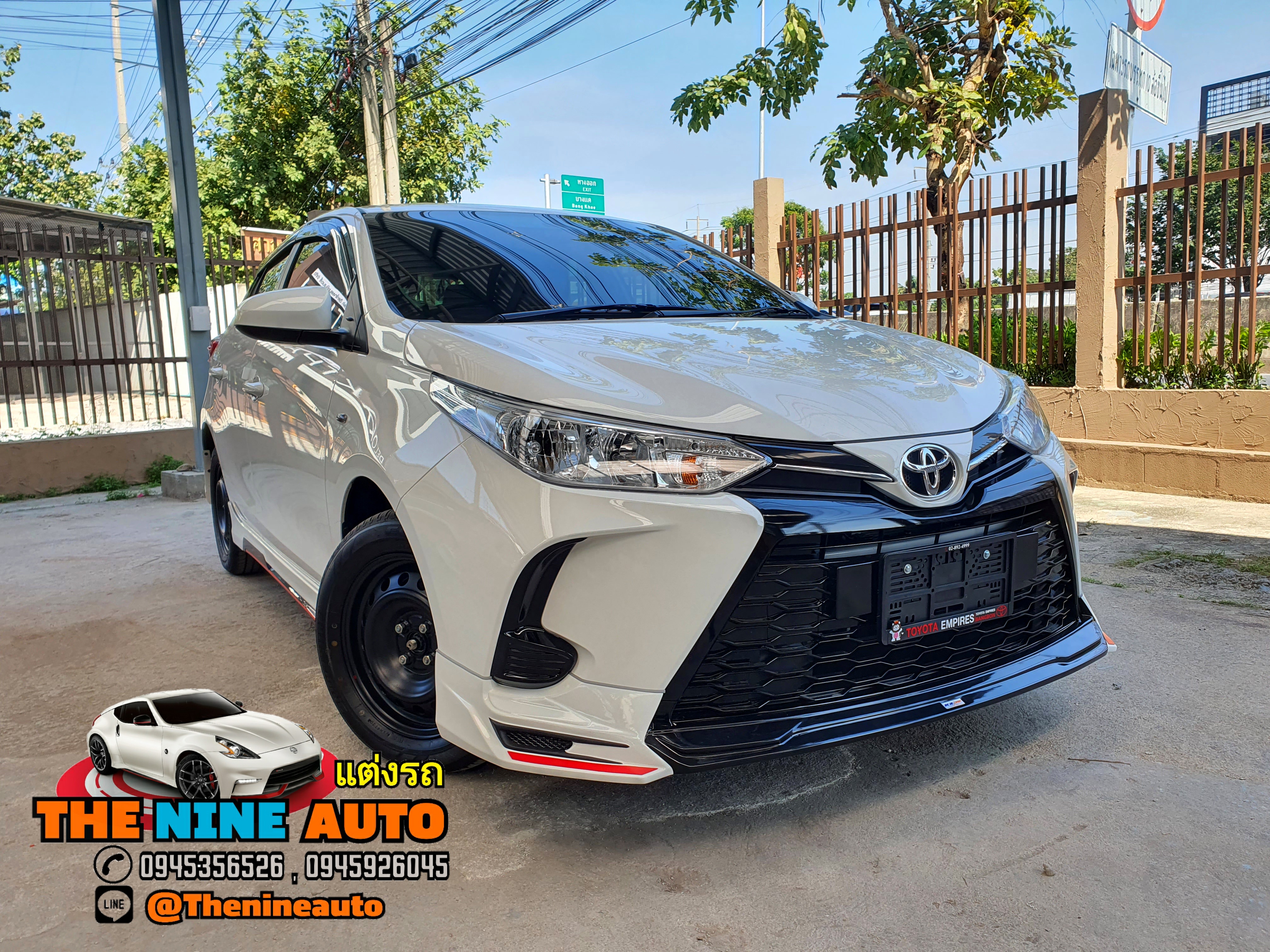 ชุดแต่ง Yaris 5 ประตู 2020 รุ่น KX SPORT ชุด 4 ชิ้น