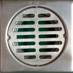 ตะแกรงน้ำทิ้ง (HSJ STAINLESS STEEL AREA DRAIN) แบบกรอบสี่เหลี่ยม ขนาด 2 นิ้ว