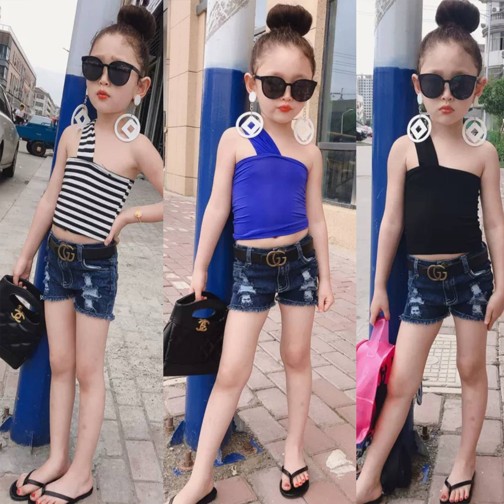 GA25/🦄พร้อมส่ง🦄ชุดเด็กผู้หญิง เสื้อแฟชั่นเกาหลีสุดแซ่บ(เสื้อ)