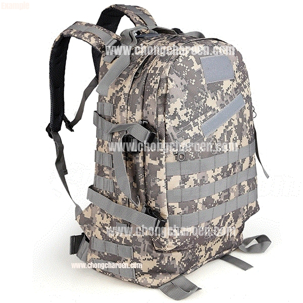 เป้ทหาร แทคติคอล เดินป่า ยุทธวิธี 3D (40L, ผ้าหนา เกรด A, มีฟองน้ำหลัง)