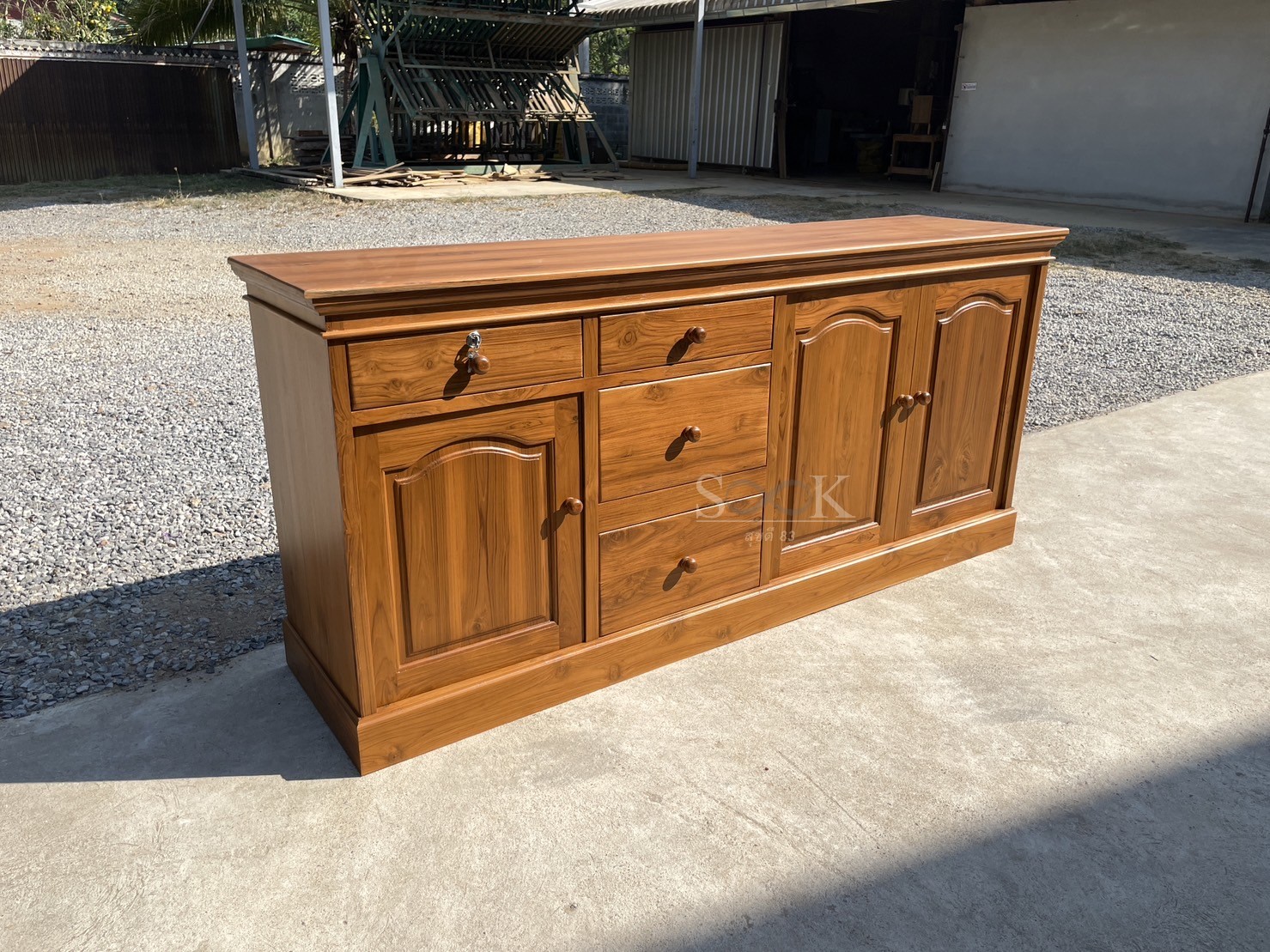 เคาน์เตอร์ครัว 2 ม. ฟักโค้งปีกนก