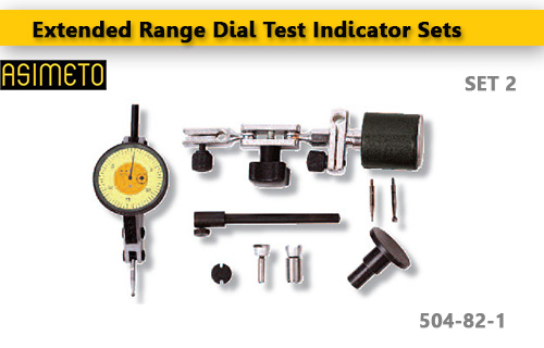 ASIMETO,P107,Extended Range Dial Test Indicator Sets,504-81-1