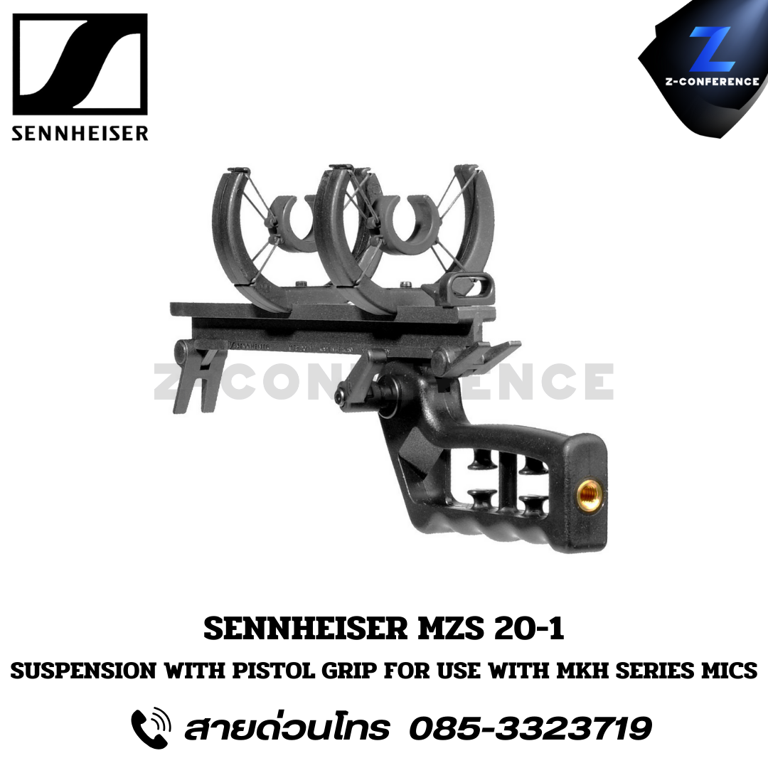SENNHEISER MZS 20-1, SUSPENSION WITH PISTOL GRIP FOR USE WITH MKH SERIES MICS, mkh 20, mkh 70, mkh 416,