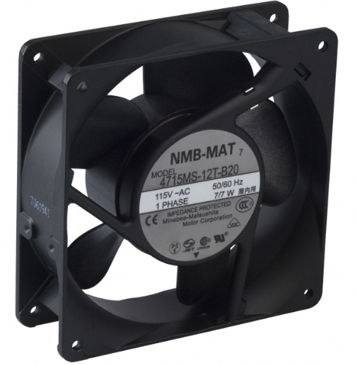 4715MS-12T-B20-A00 FAN AXIAL 119X38MM 115VAC TERM
