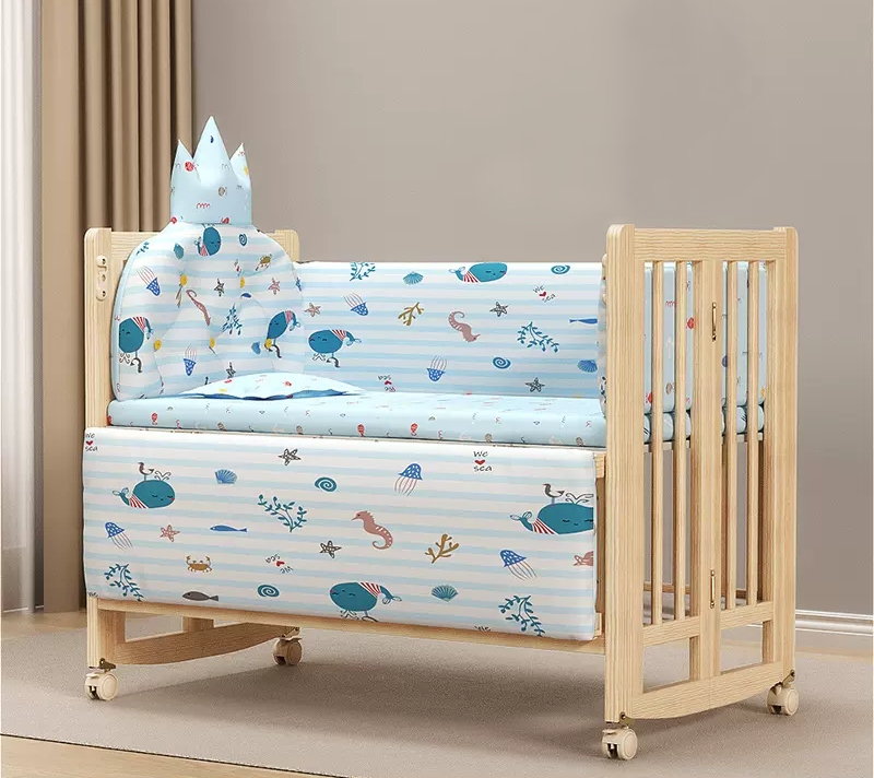 เตียงนอนไม้สำหรับเด็ก พับได้ B10133