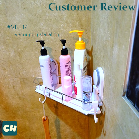 VR-14 ชั้นวางเข้ามุม ไม่ต้องเจาะผนัง