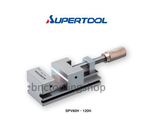 ปากกาจับชิ้นงานแบบความเที่ยงตรงสูง กำลังหนีบ 8กิโลนิวตัน ความยาว 165มิล,Precision Vice 8 kN Size 165mm,Supertool,SPV80H