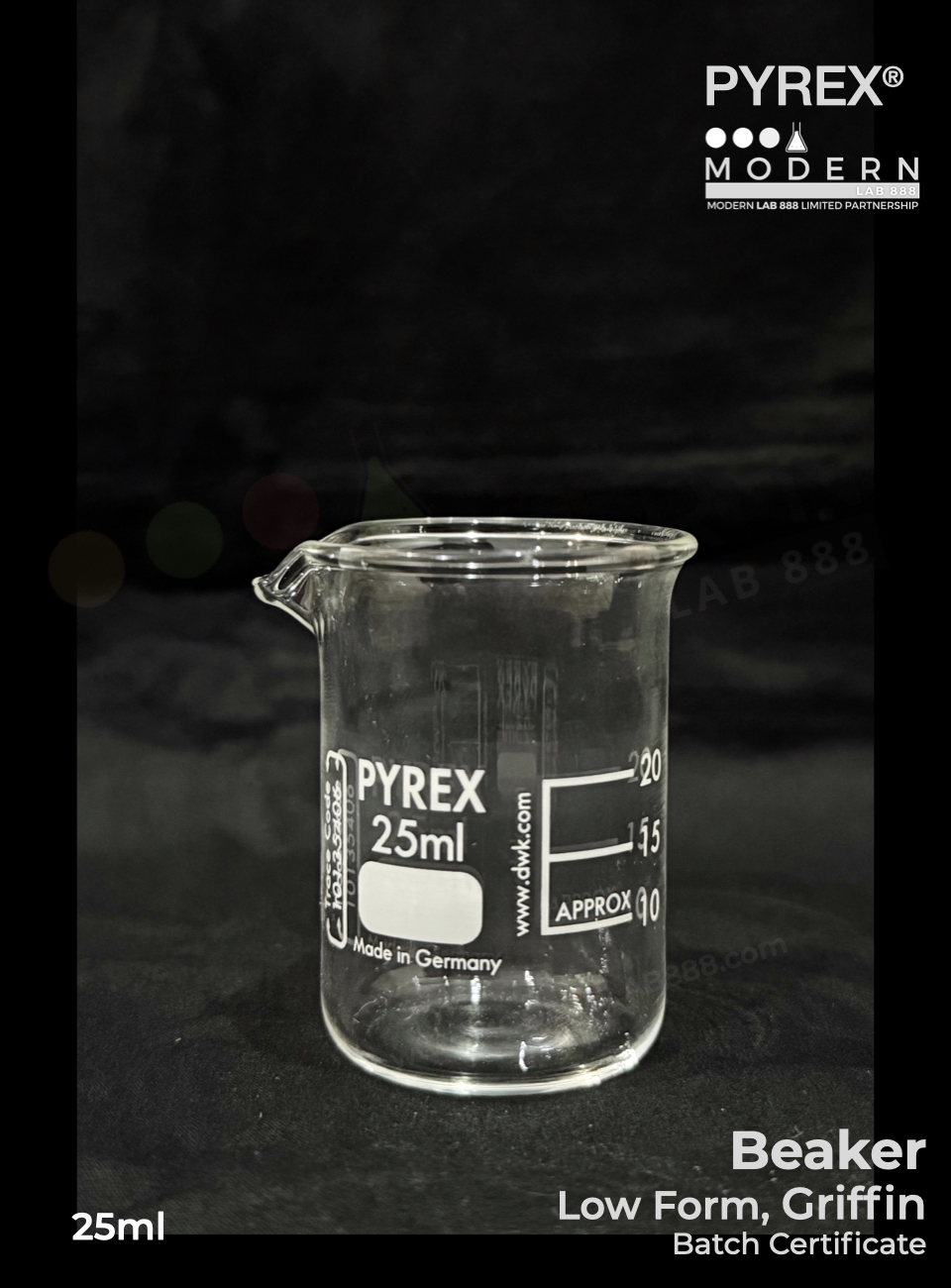 บีกเกอร์ทรงเตี้ย / Beaker, Low Form, Griffin, PYREX