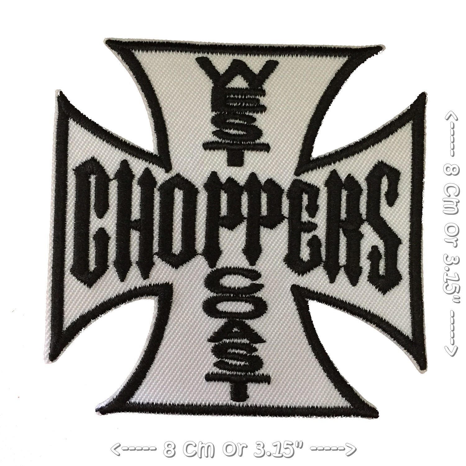 West Chopper ไบค์เกอร์ ตัวรีดติดเสื้อ อาร์มรีด อาร์มปัก ตกแต่งเสื้อผ้า หมวก กระเป๋า แจ๊คเก็ตยีนส์ Racing Embroidered Iron on Patch