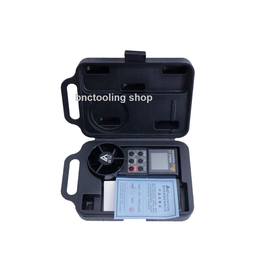 เครื่องวัดเร็วลม,AZ8906 Air Volume Meter Digital Anemometer Air Flow Tester AZ-8906 Wind Speed Meter.