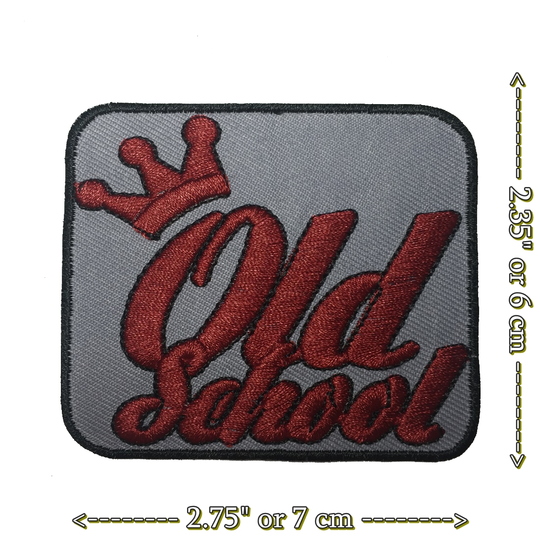 Old School ตัวรีดติดเสื้อ อาร์มรีด อาร์มปัก ตกแต่งเสื้อผ้า หมวก กระเป๋า แจ๊คเก็ตยีนส์ Hipster Embroidered Iron on Patch