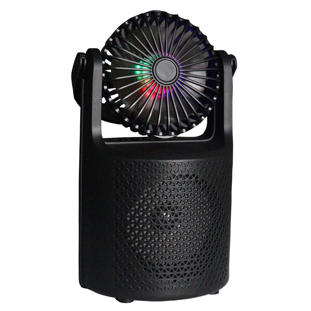 ลำโพงบลูทูธมาพร้อมพัดลมและไฟ LED Mini Speaker By Millionperfect รุ่น ZQS1440