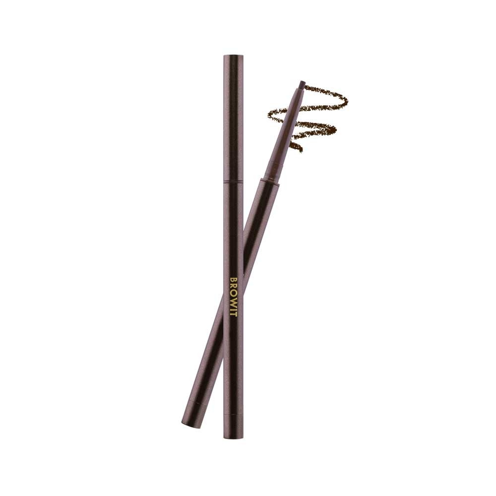 Browit By Nongchat Smooth and Slim Inner Eyeliner 0.1g #DEEP BROWN บราวอิท น้องฉัตร ดินสอเขียนขอบตา สมูทแอนด์สลิมอินเนอร์อายไลน์เนอร์ 0.1G สี DEEP BROWN
