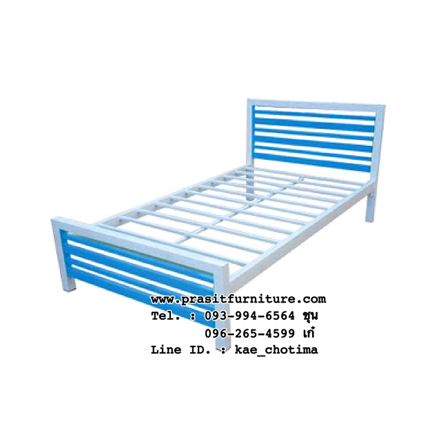 เตียงเหล็กรุ่นคอนโด สไตล์โมเดิร์น