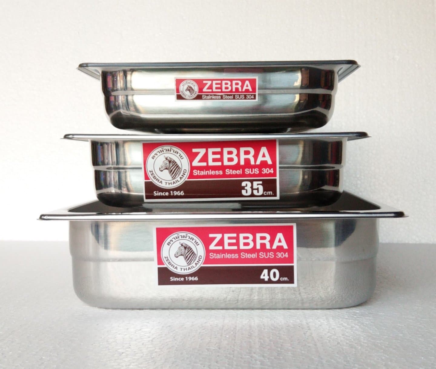 Zebra อ่างอาหาร Rooster ตราหัวม้าลาย