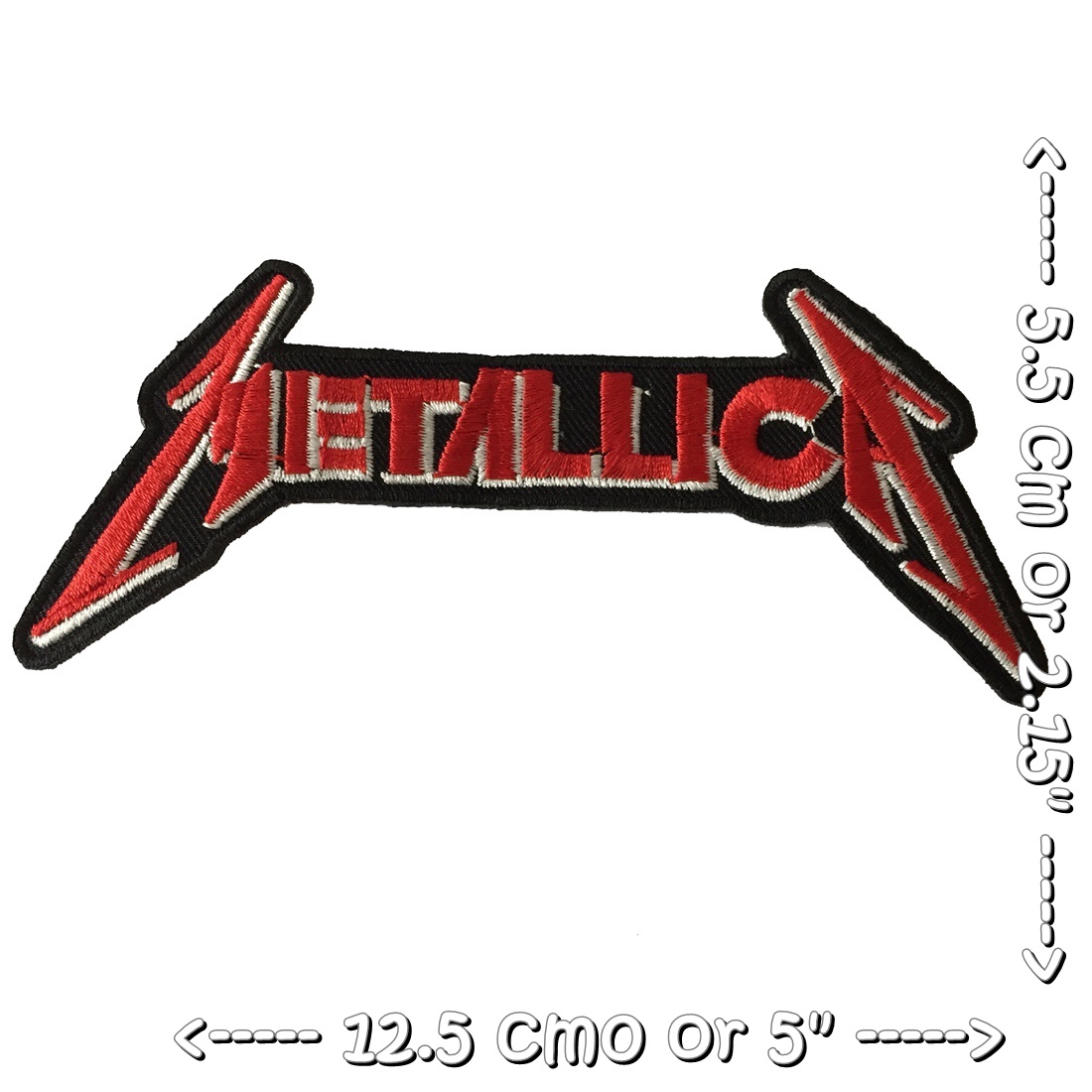 Metallica วงดนตรี ร็อค เฮฟวี่เมทัล พังค์ ตัวรีดแบบปัก อาร์มปัก ตัวรีดติดเสื้อ ตัวรีด ติดกระเป๋า ติดหมวก ติดแจ๊คเก็ต Rock Iron on Embroidered Patch