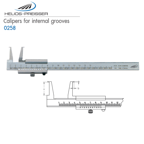 HELIOS-PREISSER,Calipers for internal grooves,0258