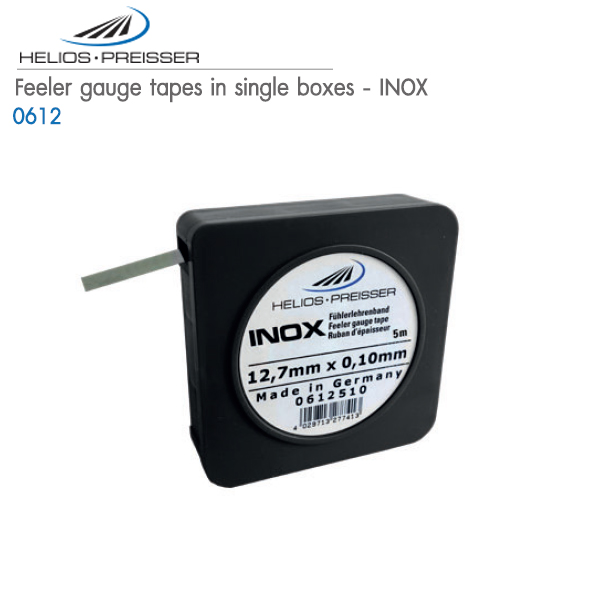 HELIOS-PREISSER,Feeler gauge tapes in single boxes - INOX,0612