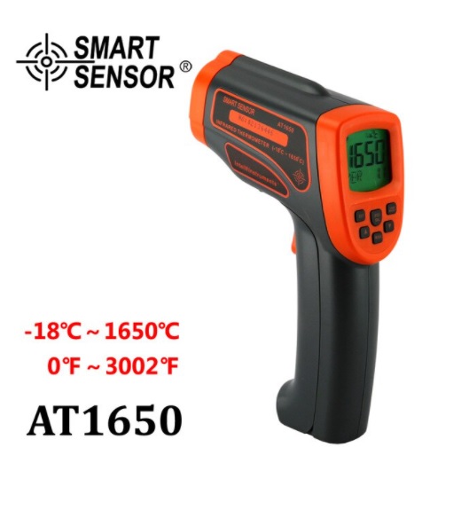 ปืนวัดอุณหภมิ, อินฟาเรทวัดอุณหภูมิ,Infrared thermometer,Digital thermometer laser IR non-contact temperature,Gun tester, Smart Sensor,meter -18 to1650C / 0℉~3002℉