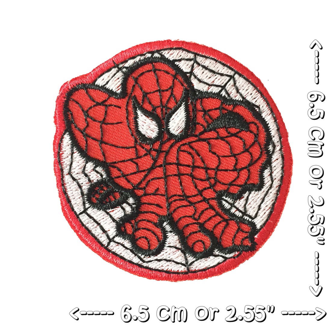 Spiderman ตัวรีดติดเสื้อ อาร์มรีด อาร์มปัก ตกแต่งเสื้อผ้า หมวก กระเป๋า แจ๊คเก็ตยีนส์ Movie Embroidered Iron on Patch