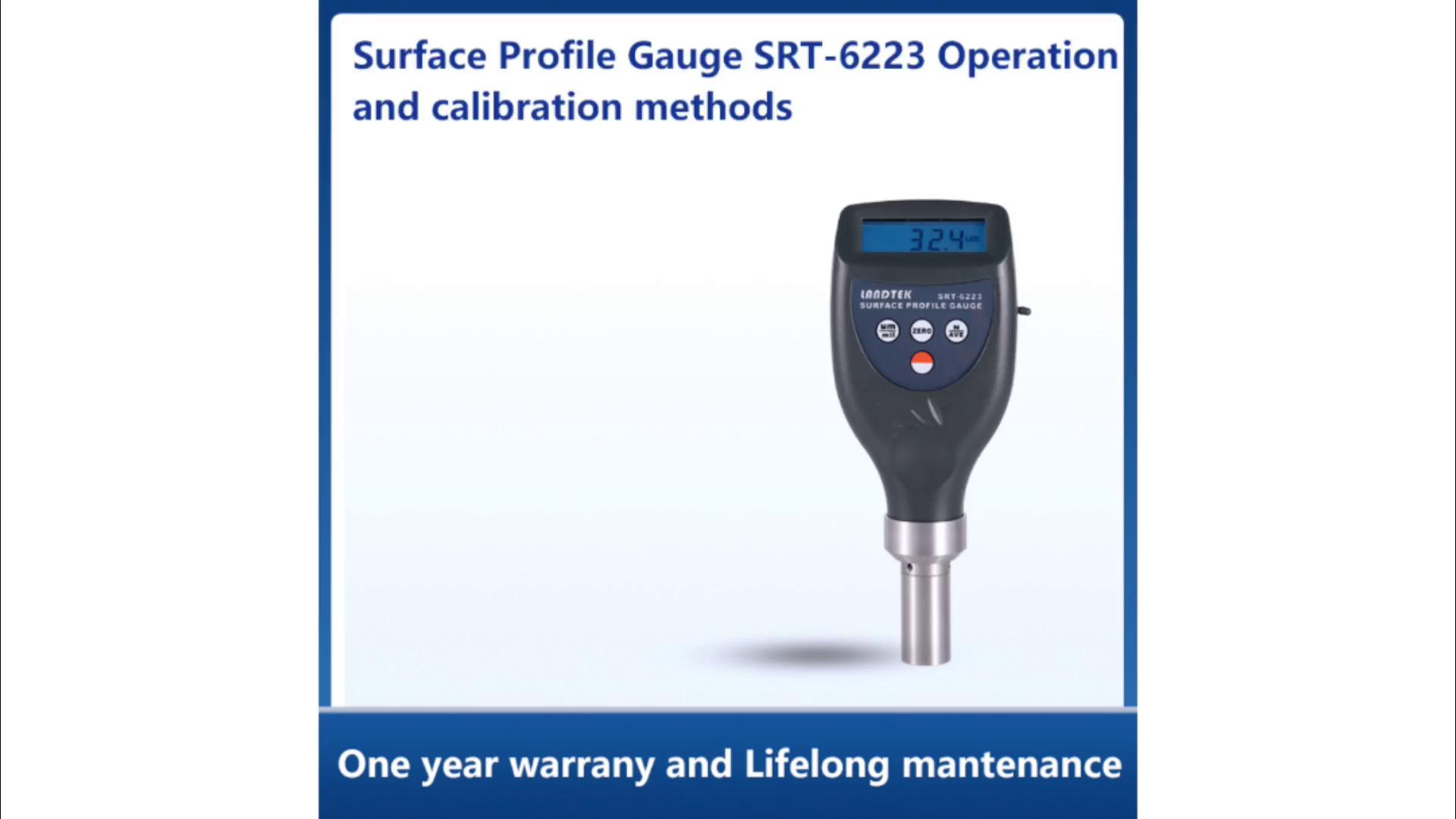 เครื่องวัดความเรียบผิว,Landtek,Surface Profile Gauge SRT-6223,