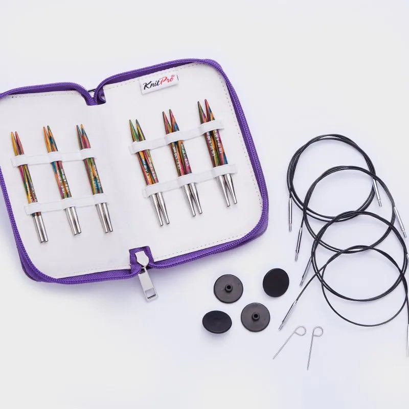 KnitPro Symfonie Circular Interchangeable Needle Sets เซ็ทเข็มนิตติ้ง ด้ามไม้ Birchwood