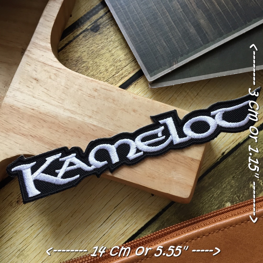 Kamelot วงดนตรี ร็อค เฮฟวี่เมทัล พังค์ ตัวรีดแบบปัก อาร์มปัก ตัวรีดติดเสื้อ ตัวรีด ติดกระเป๋า ติดหมวก ติดแจ๊คเก็ต Rock Iron on Embroidered Patch