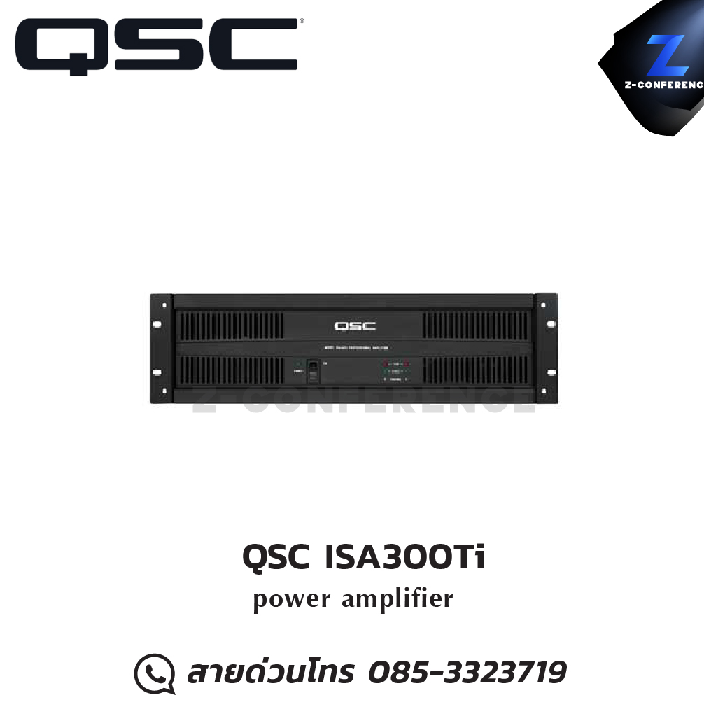 QSC ISA300Ti Power Amplifier , แอมป์ , amplifier, power amp, power amplifier